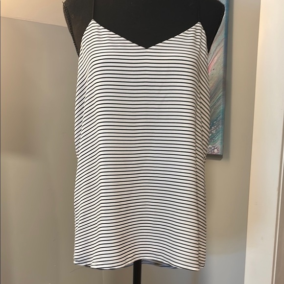 $5/25! Add 5 to bundle to get for $25 Express Black and White Striped Camisole - Picture 1 of 5